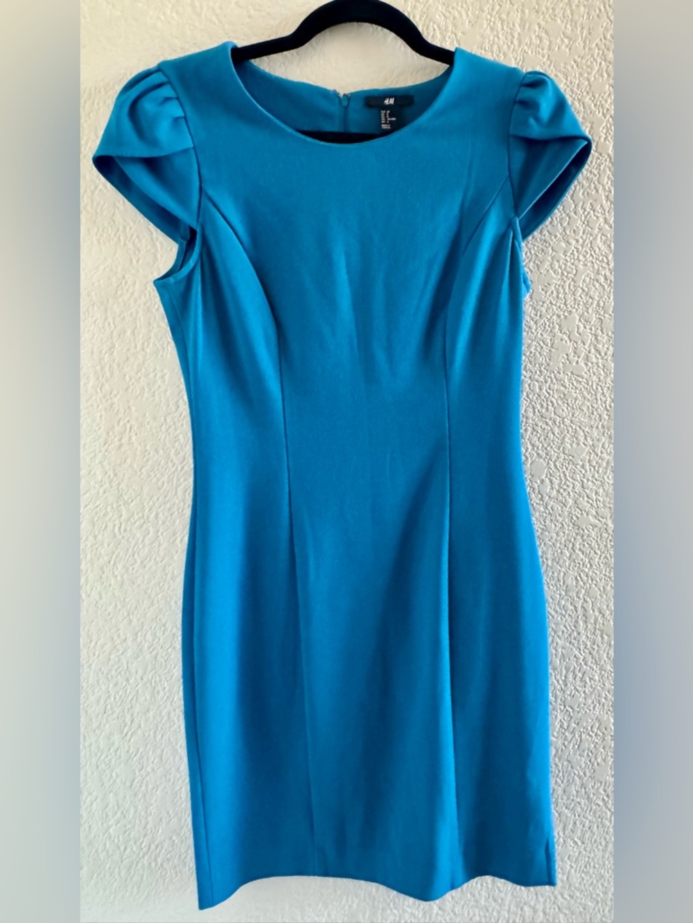 H&M Teal Midi Sheath Dress